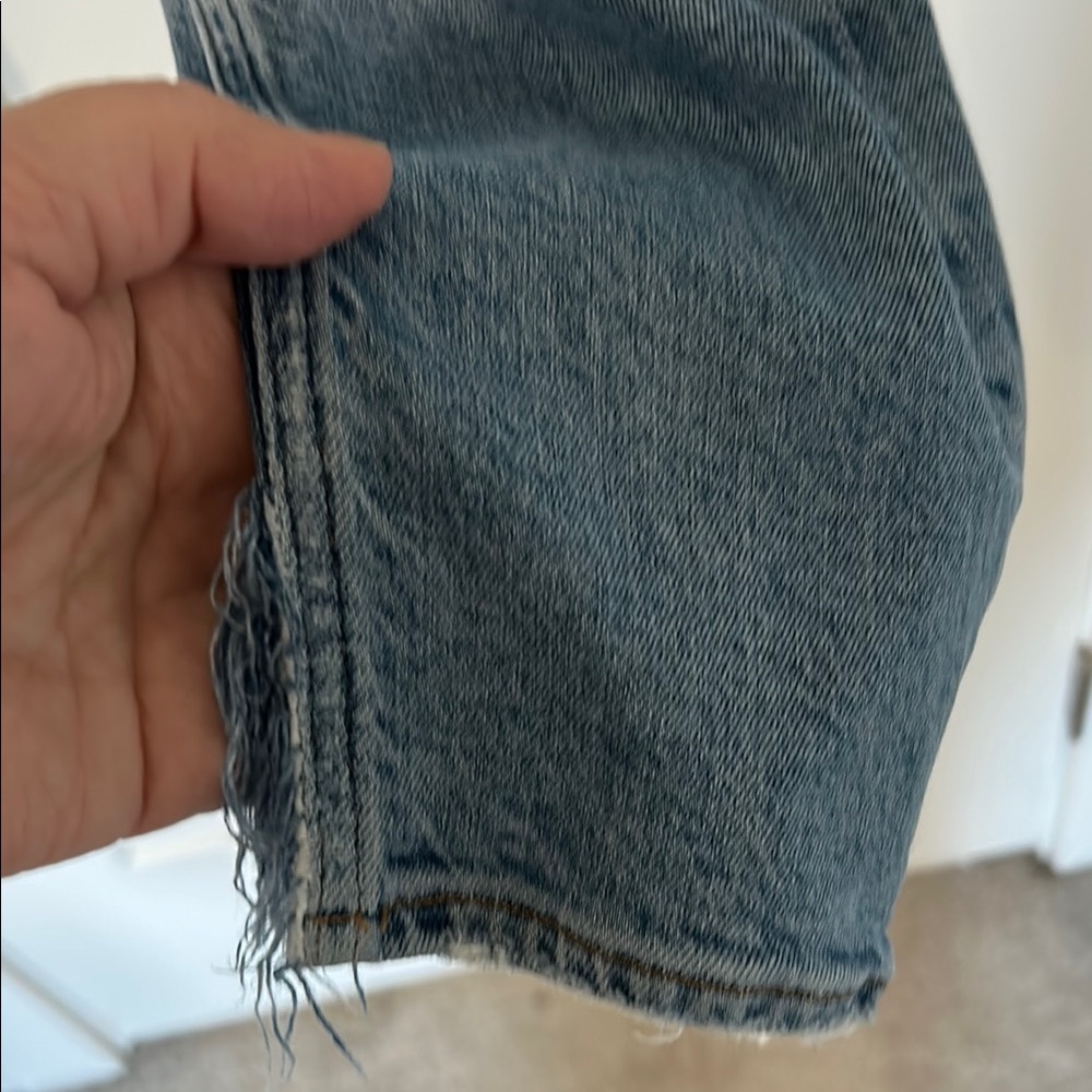 Agolde Faded Blue Ankle Jeans - Picture 5 of 10